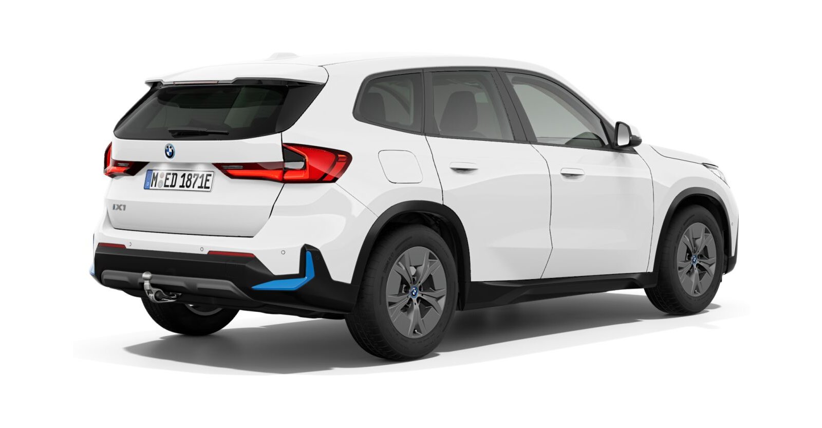 BMW BMW I in Weiß von hinten