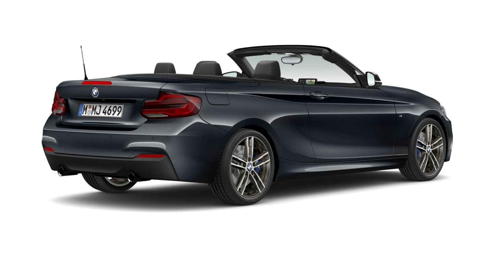 BMW BMW 2er in Grau von hinten BMW BMW 2er in Grau von hinten