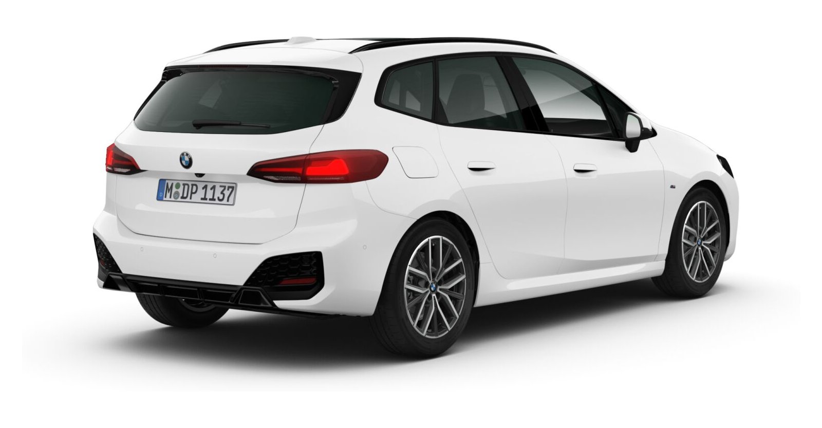 BMW BMW 2er in Weiß von hinten BMW BMW 2er in Weiß von hinten