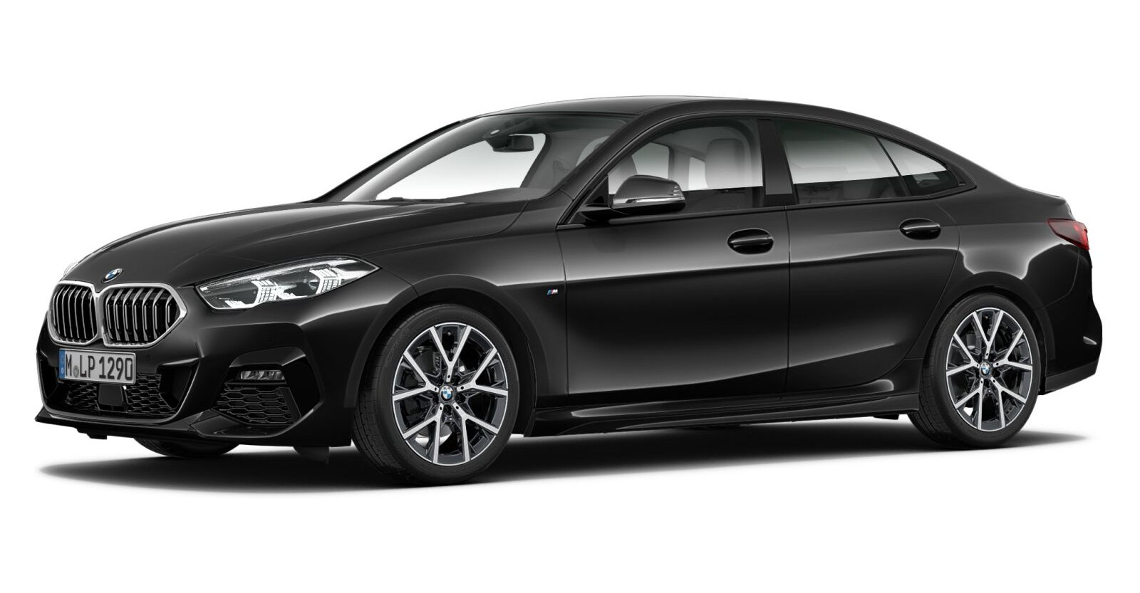 BMW BMW 2er in Schwarz von vorne BMW BMW 2er in Schwarz von vorne