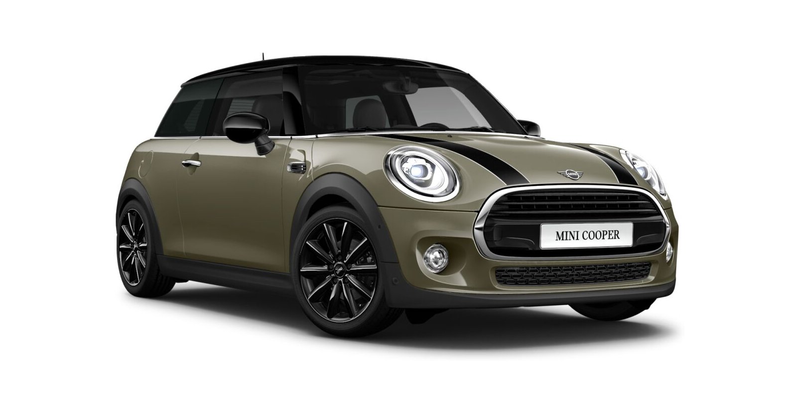 MINI Cooper 3-Türer in Grau von vorne