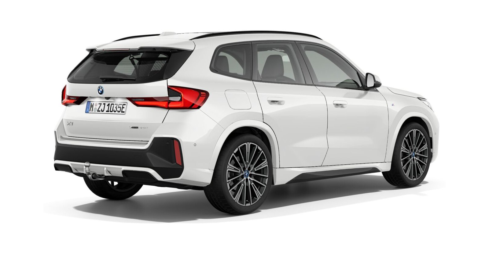 BMW BMW X in Weiß von hinten BMW BMW X in Weiß von hinten