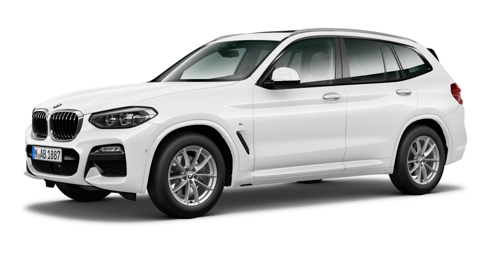 BMW BMW X in Weiß von vorne BMW BMW X in Weiß von vorne
