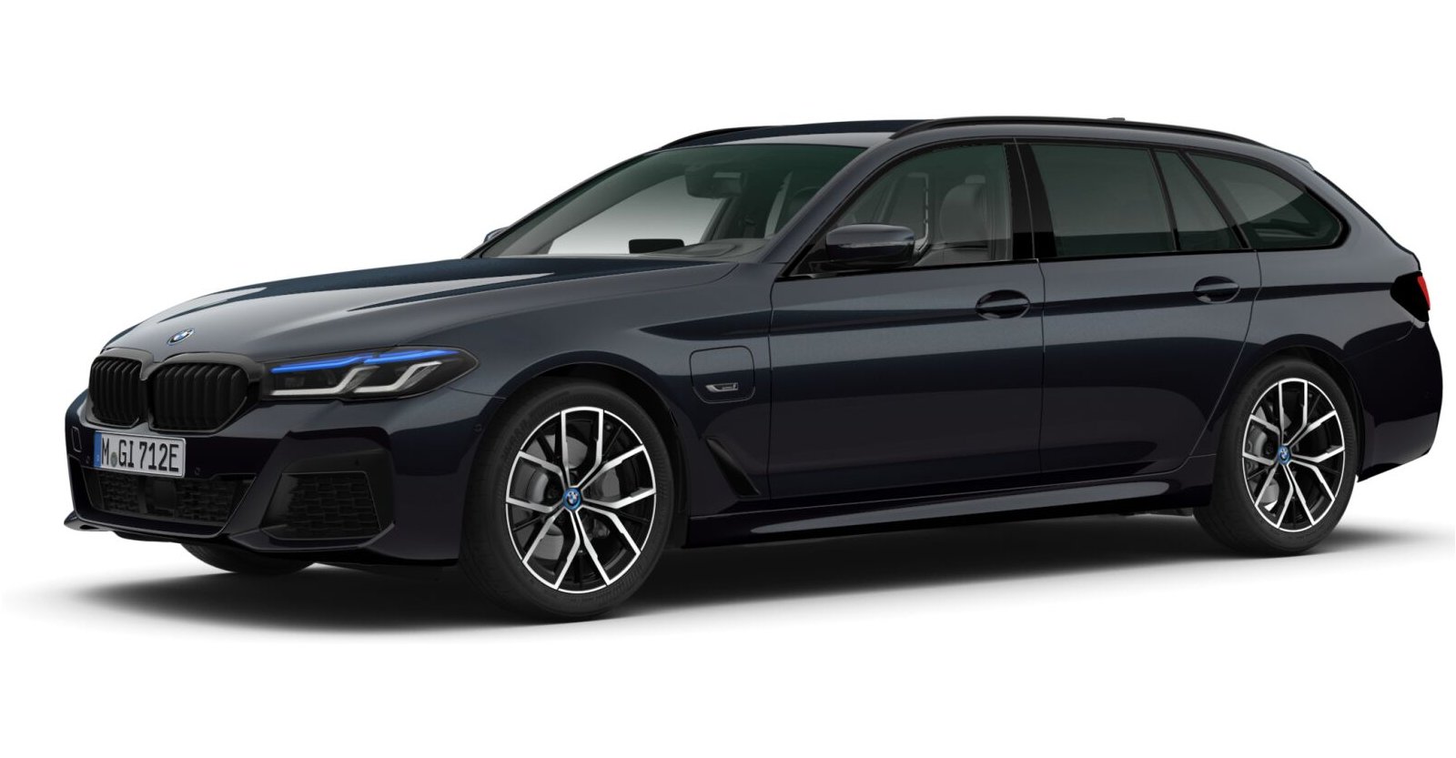 BMW BMW 5er in Schwarz von vorne BMW BMW 5er in Schwarz von vorne