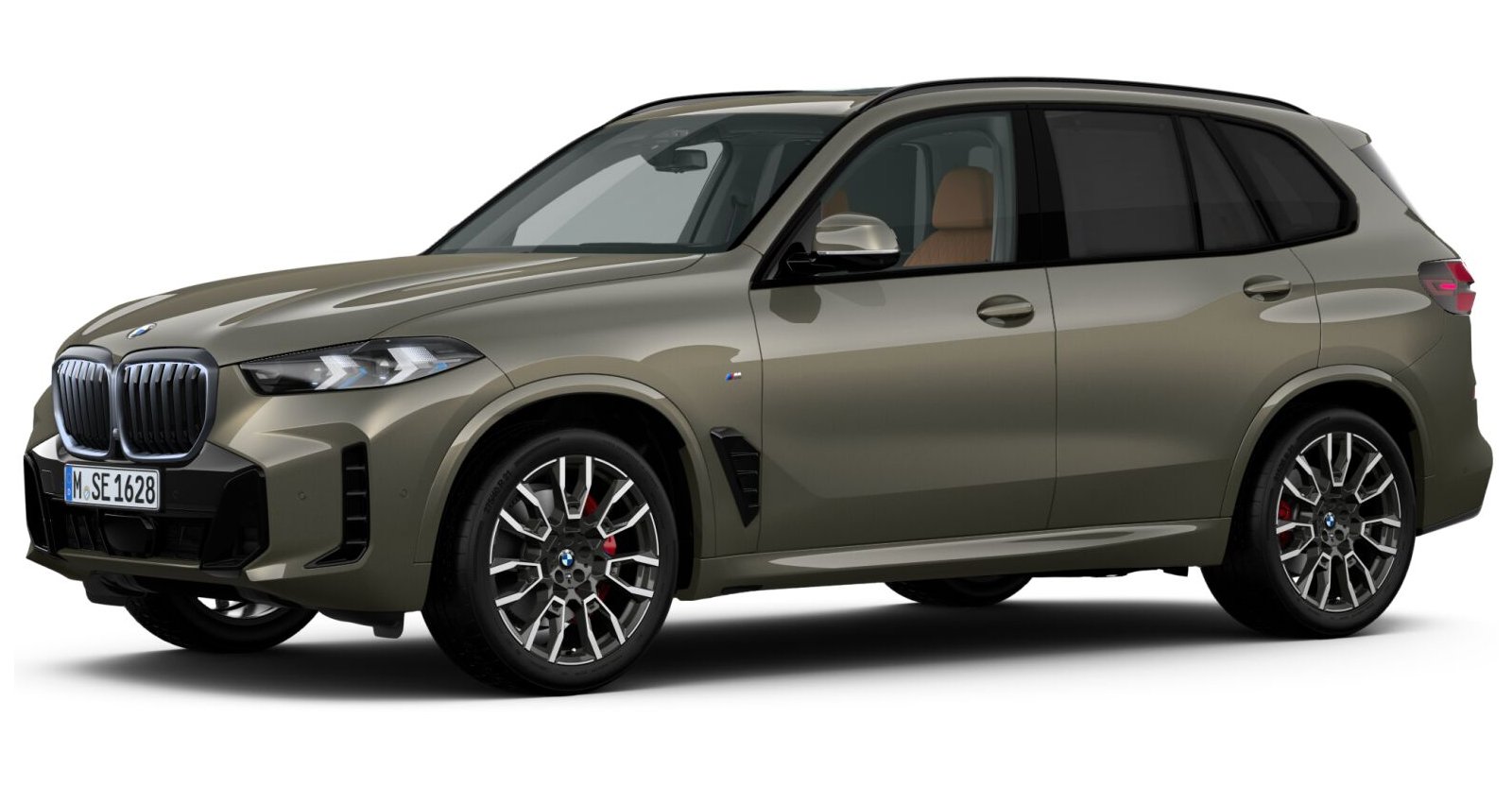 BMW X5 xDrive30d in Grün von vorne BMW X5 xDrive30d in Grün von vorne