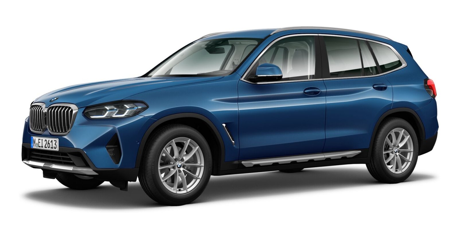 BMW BMW X in Blau von vorne BMW BMW X in Blau von vorne