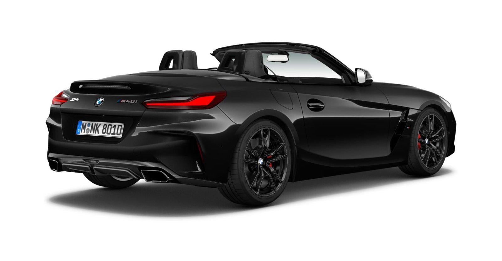 BMW BMW Z in Schwarz von hinten