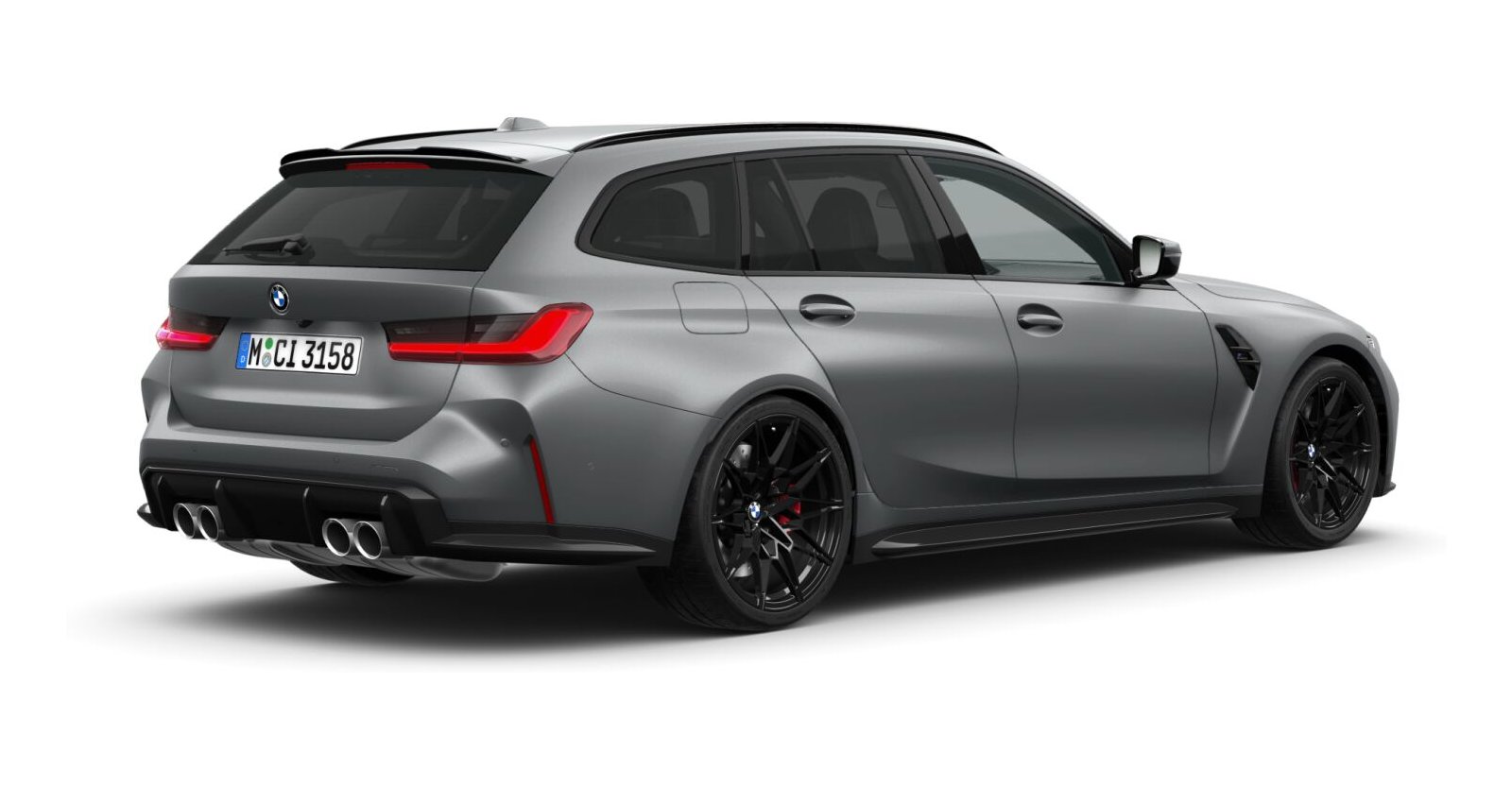 BMW BMW M in Grau von hinten BMW BMW M in Grau von hinten