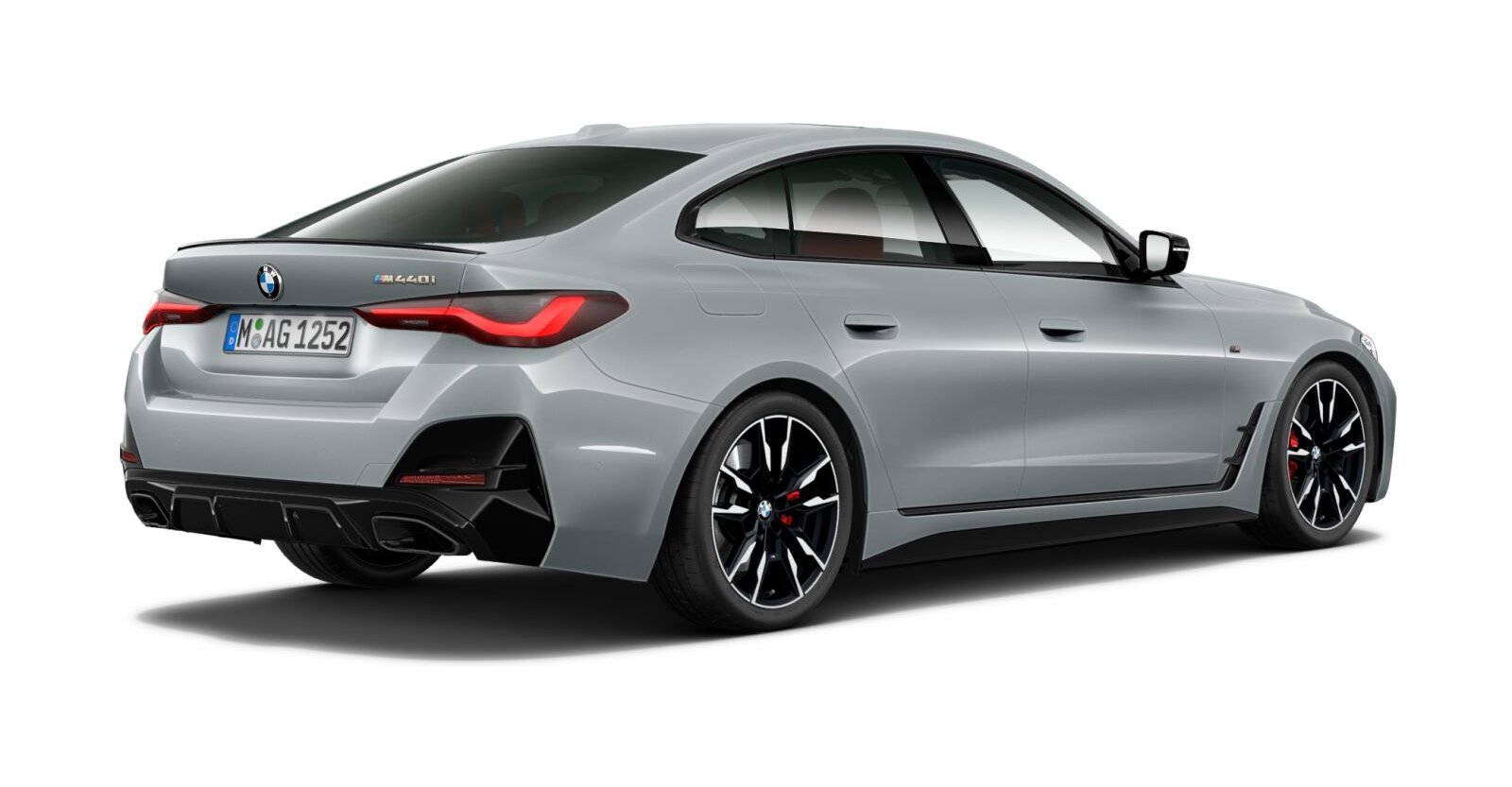 BMW BMW 4er in Grau von hinten