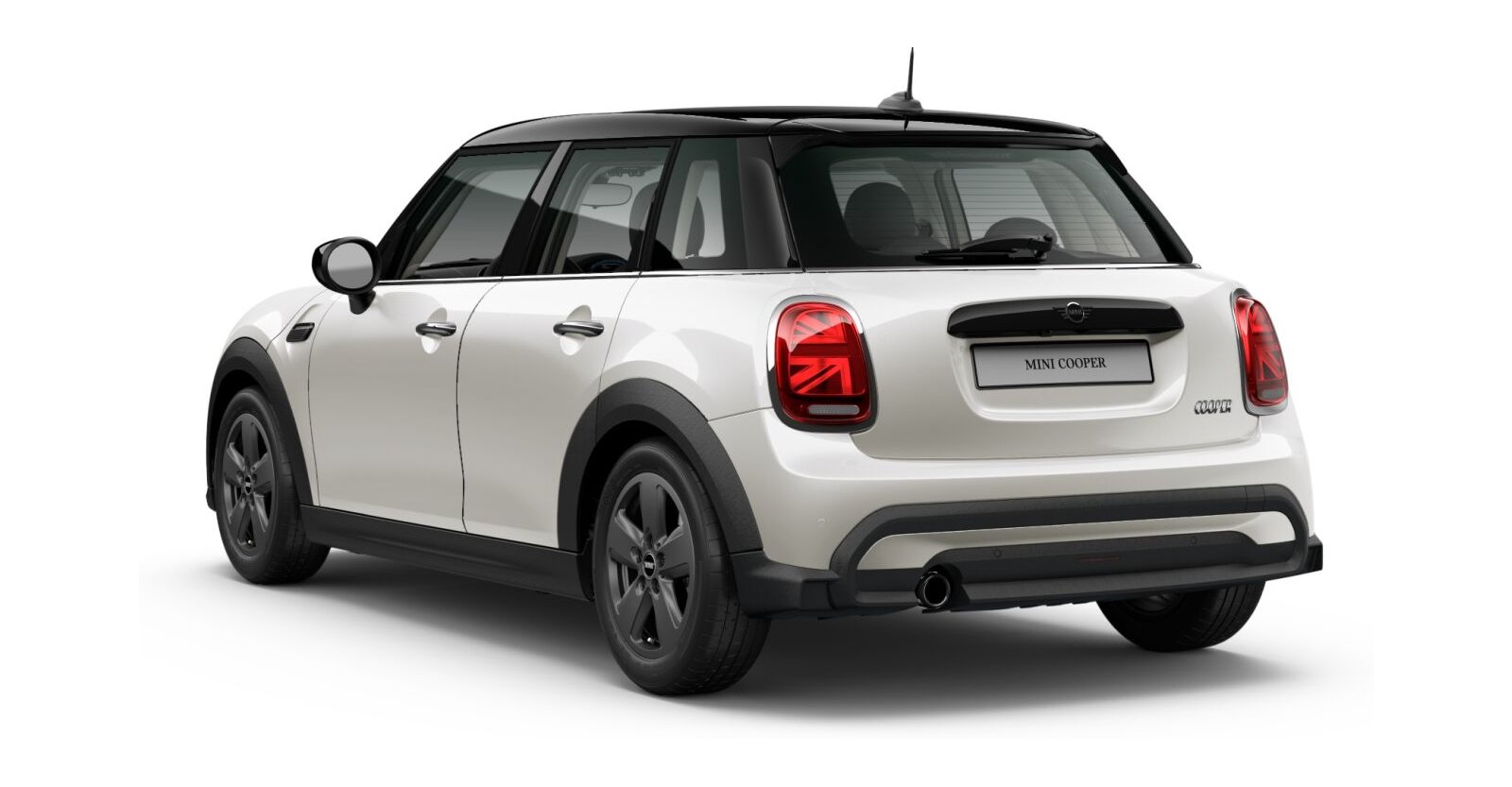 MINI MINI 5-Türer in Weiß von hinten MINI MINI 5-Türer in Weiß von hinten