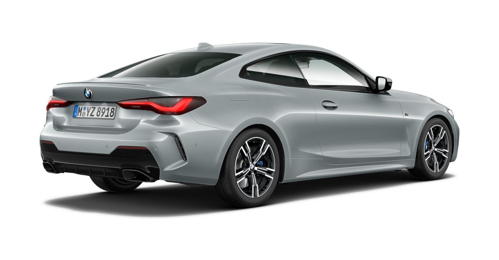 BMW BMW 4er in Grau von hinten BMW BMW 4er in Grau von hinten