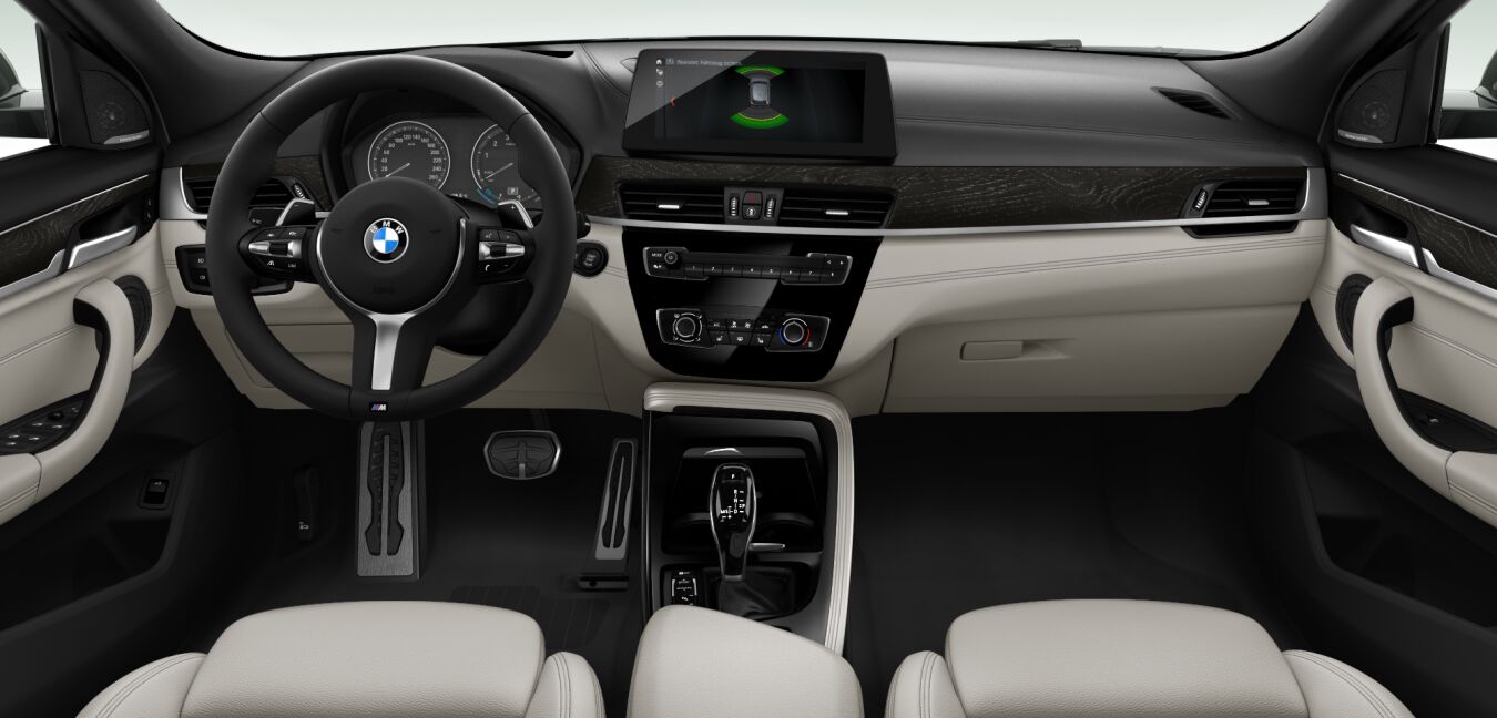 BMW BMW X im Innenraum von vorne