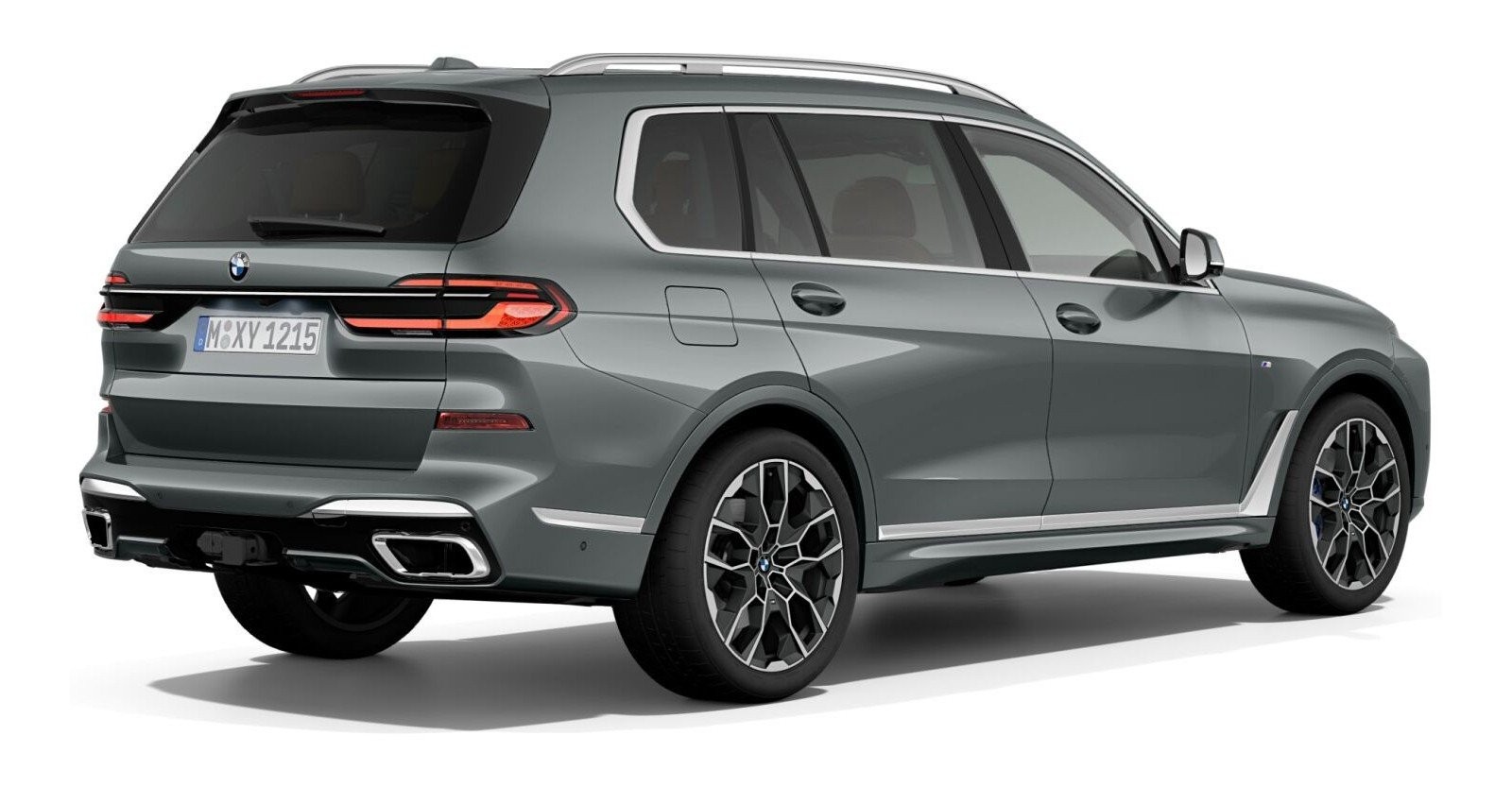 BMW BMW X in Grau von hinten BMW BMW X in Grau von hinten