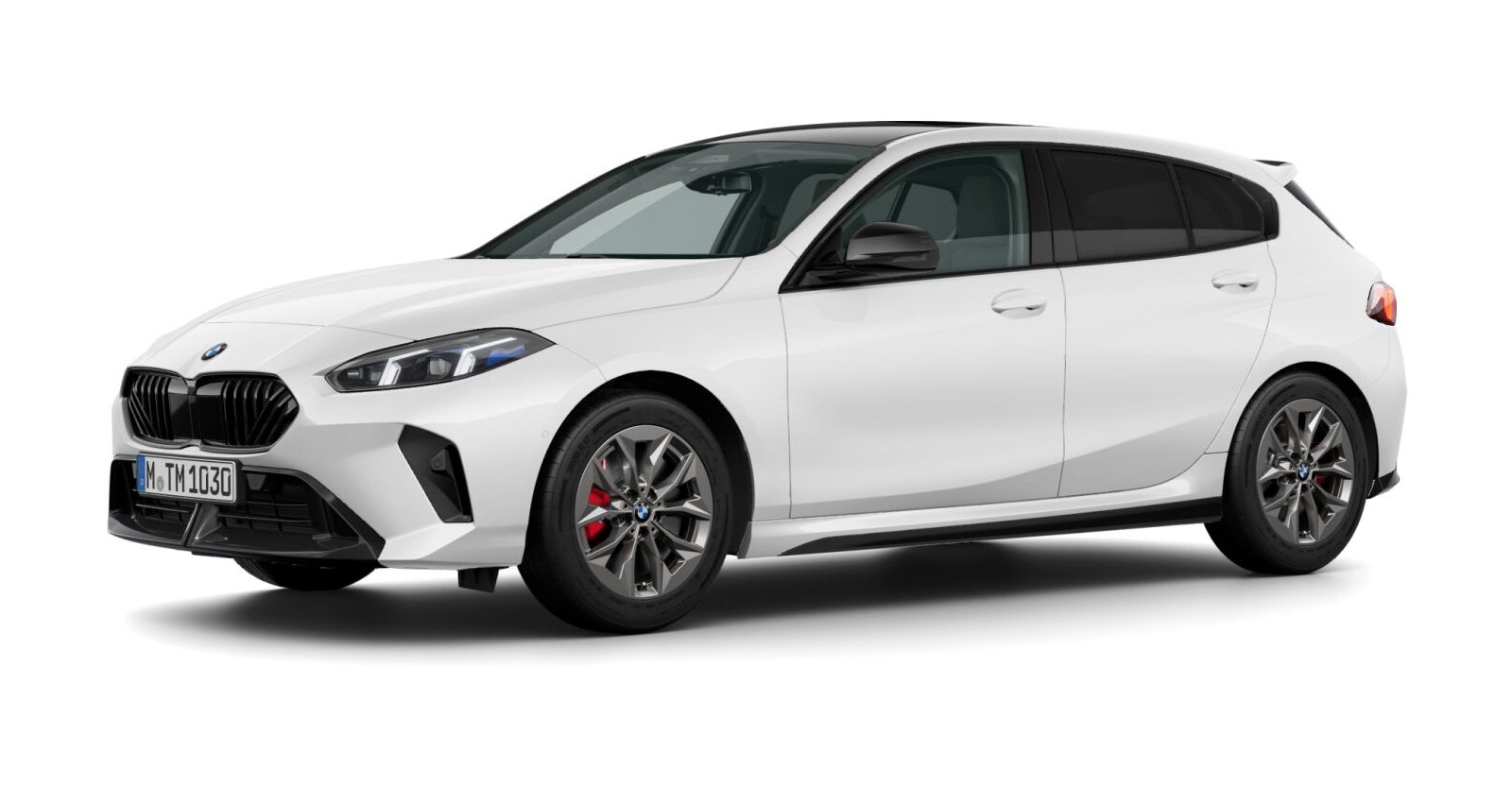 BMW BMW 1er in Weiß von vorne