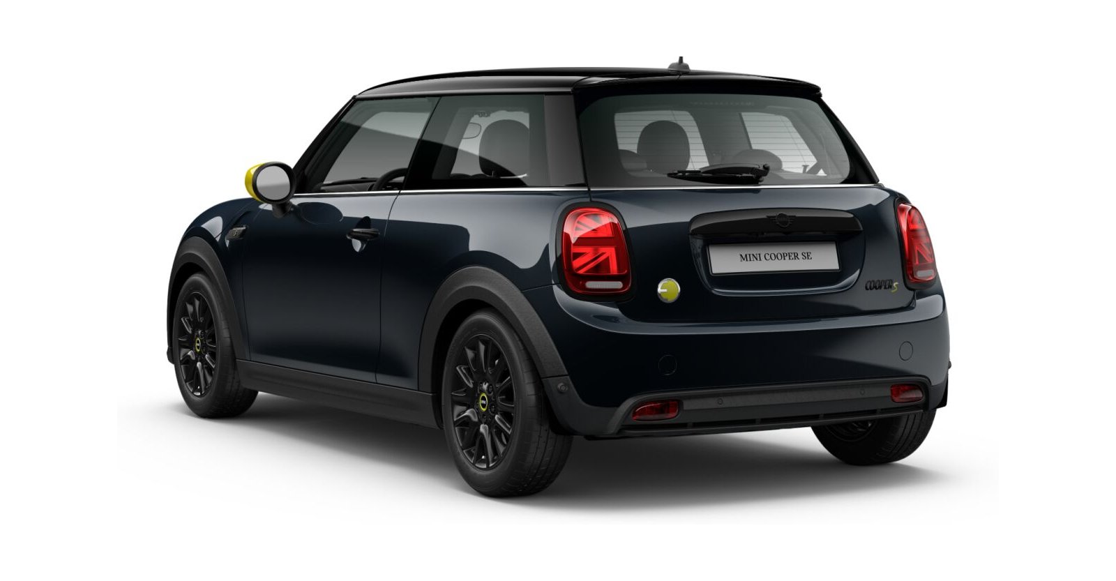 MINI MINI 3-Türer in Schwarz von hinten