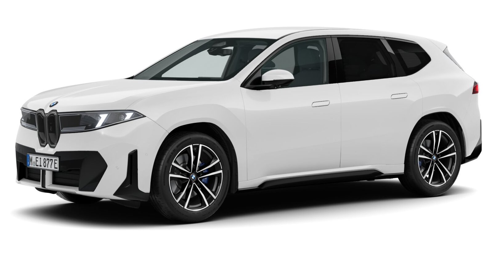 BMW iX3 40 in Weiß von vorne