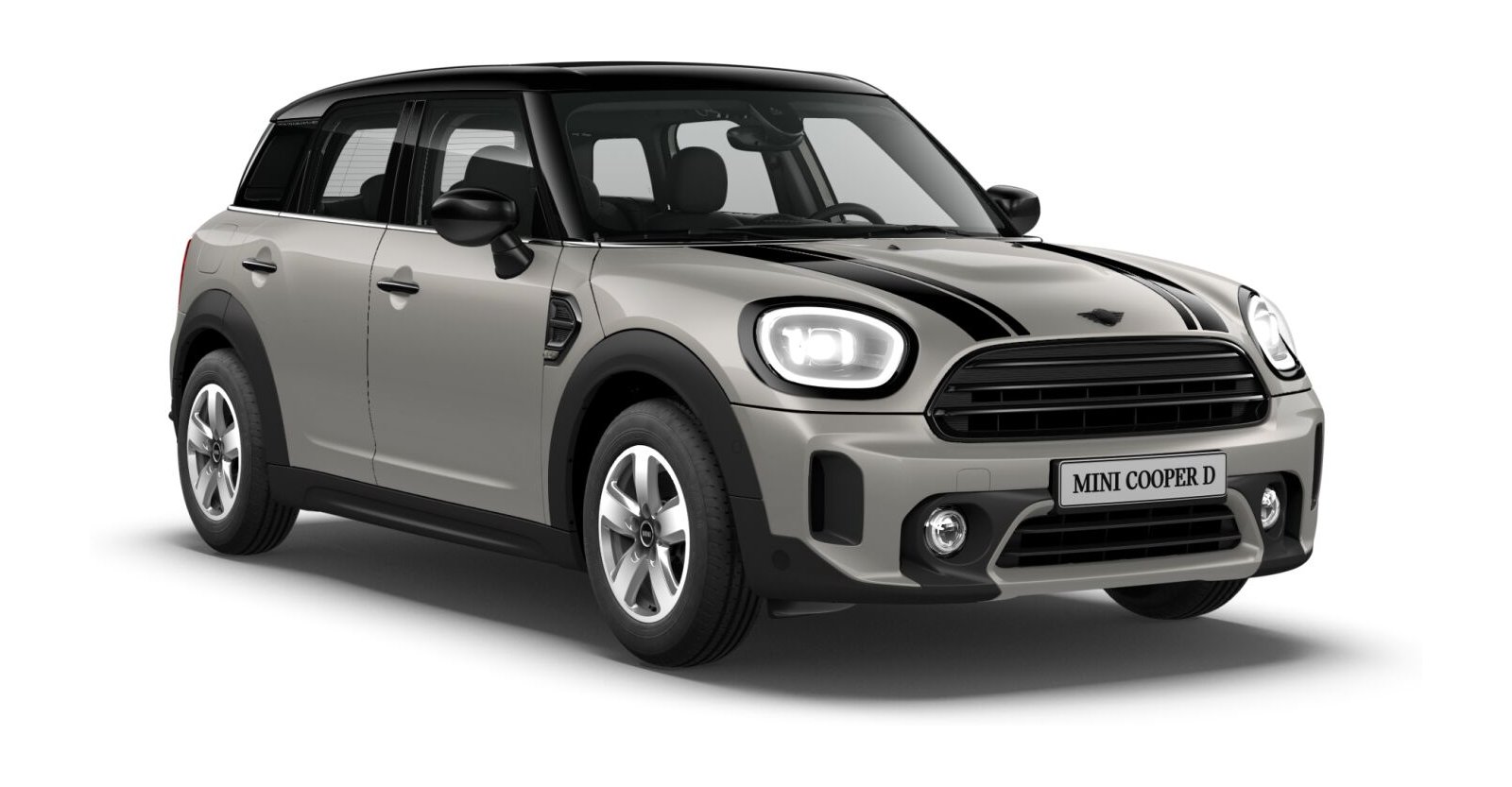 MINI MINI Countryman in Silber von vorne MINI MINI Countryman in Silber von vorne