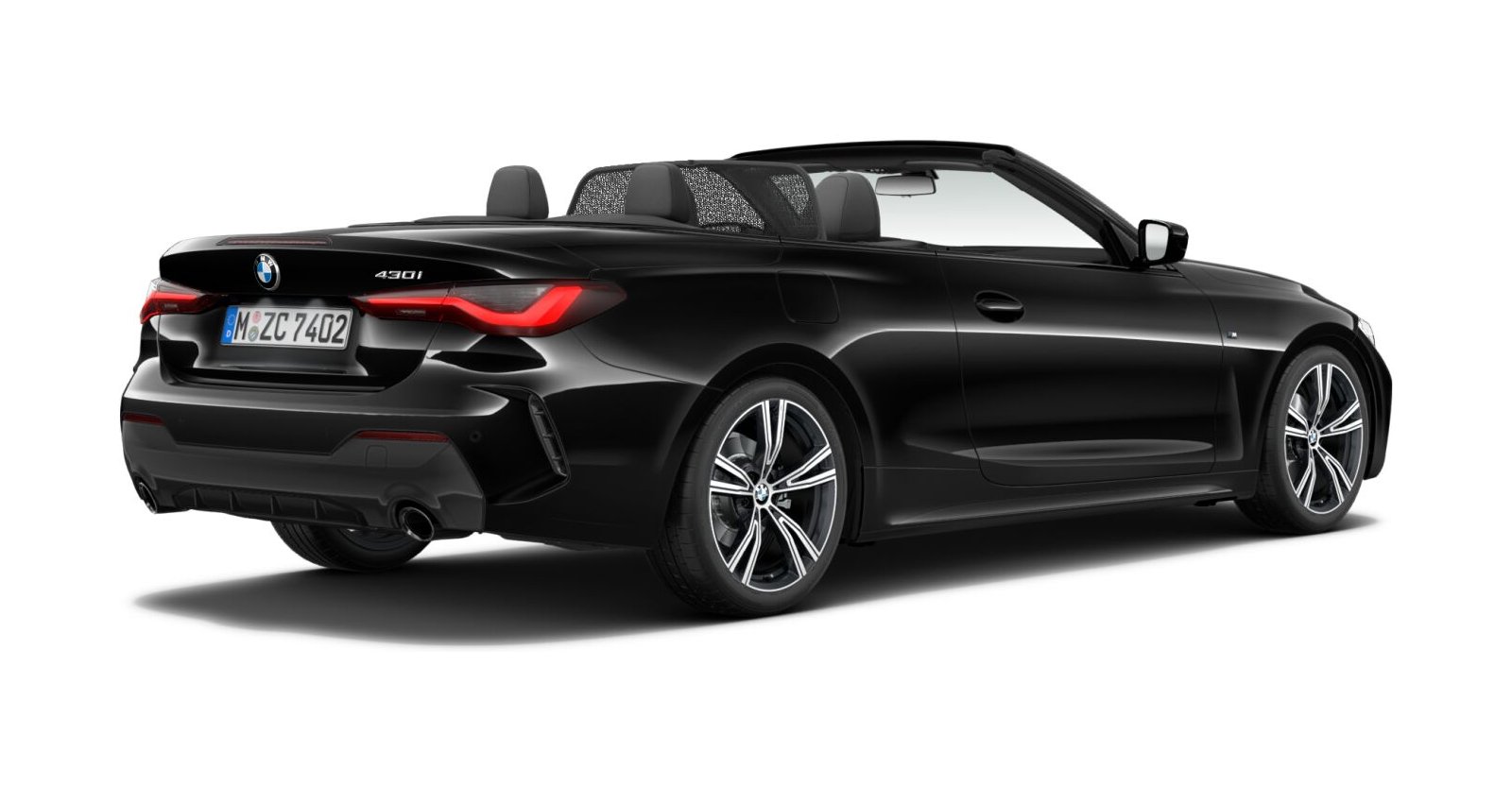 BMW BMW 4er in Schwarz von hinten BMW BMW 4er in Schwarz von hinten
