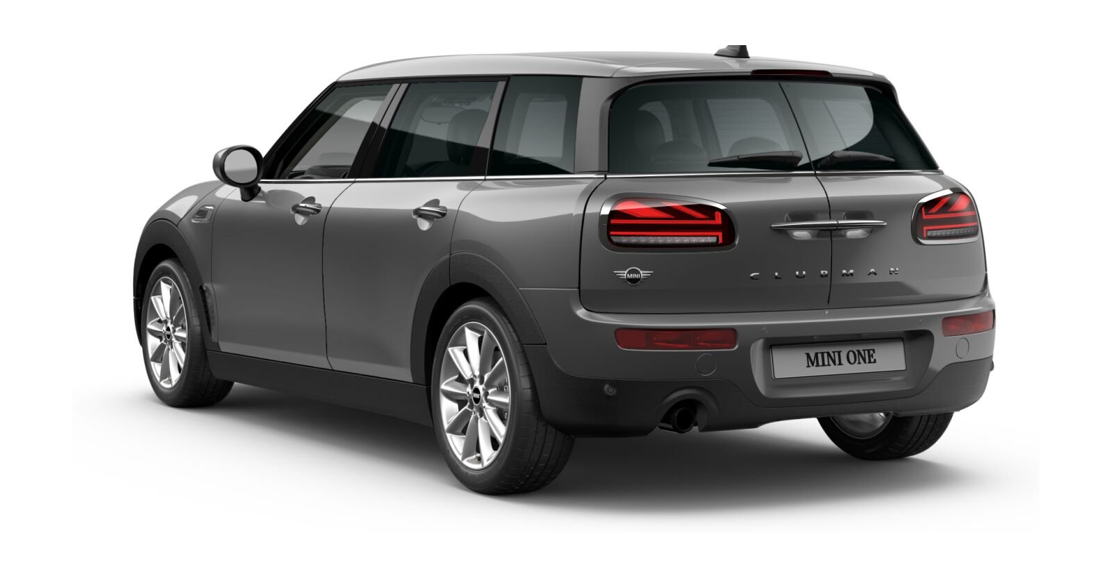 MINI MINI Clubman in Grau von hinten