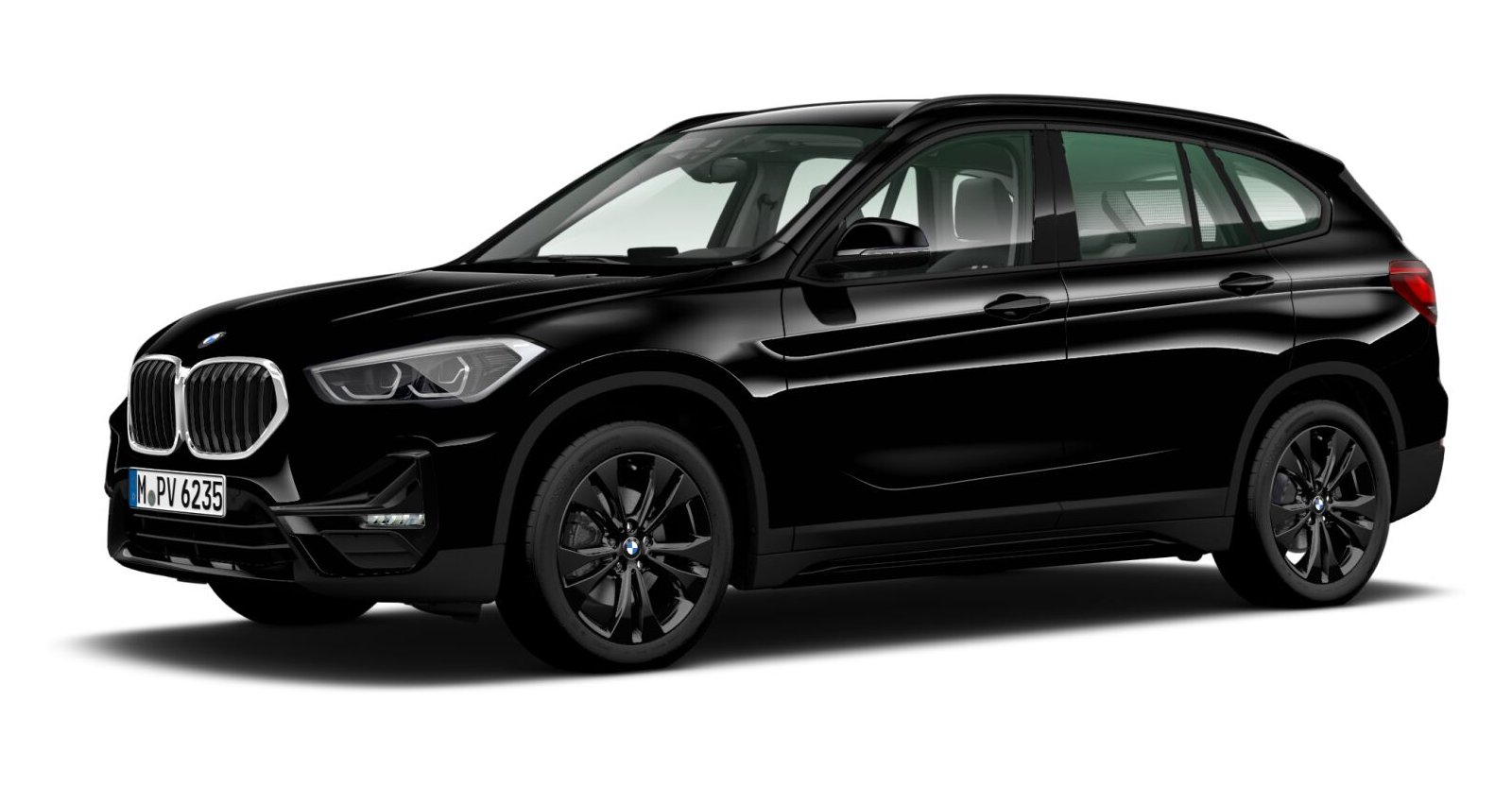 BMW BMW X in Schwarz von vorne