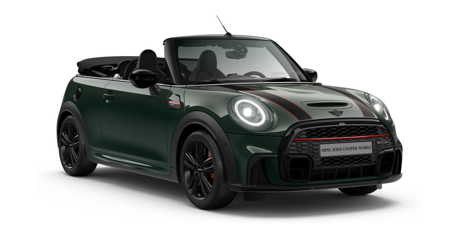 MINI MINI Cabrio in Grün von vorne MINI MINI Cabrio in Grün von vorne