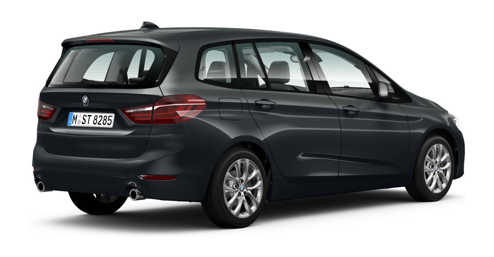 BMW BMW 2er in Grau von hinten BMW BMW 2er in Grau von hinten