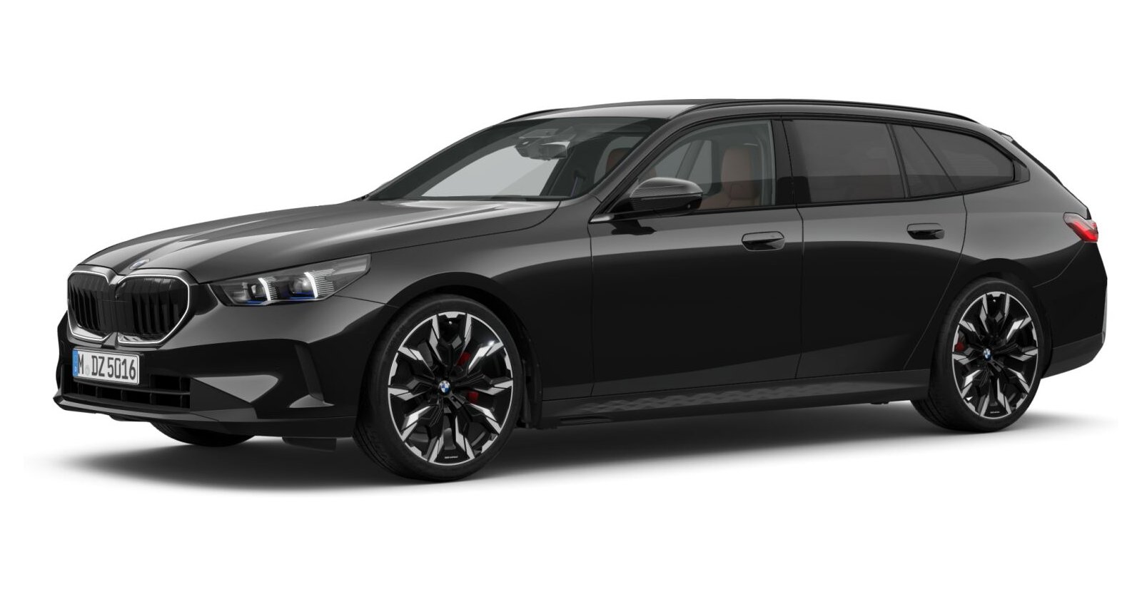 BMW BMW 5er in Schwarz von vorne BMW BMW 5er in Schwarz von vorne