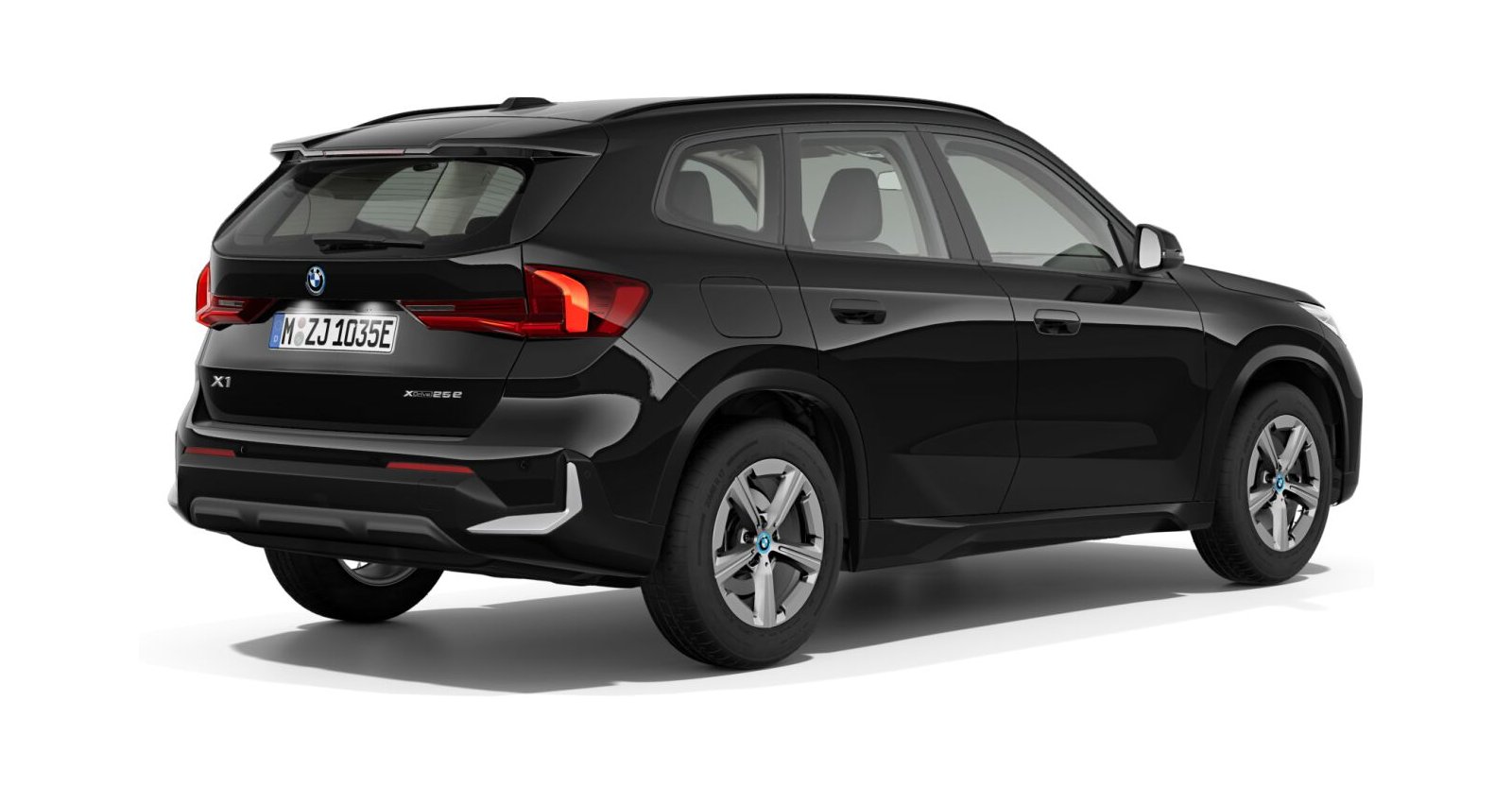 BMW BMW X in Schwarz von hinten BMW BMW X in Schwarz von hinten