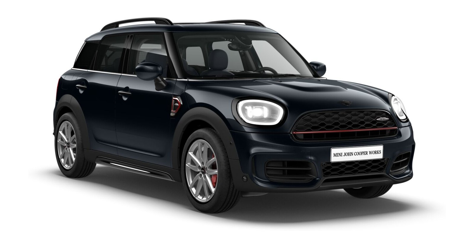 MINI MINI Countryman in Schwarz von vorne MINI MINI Countryman in Schwarz von vorne