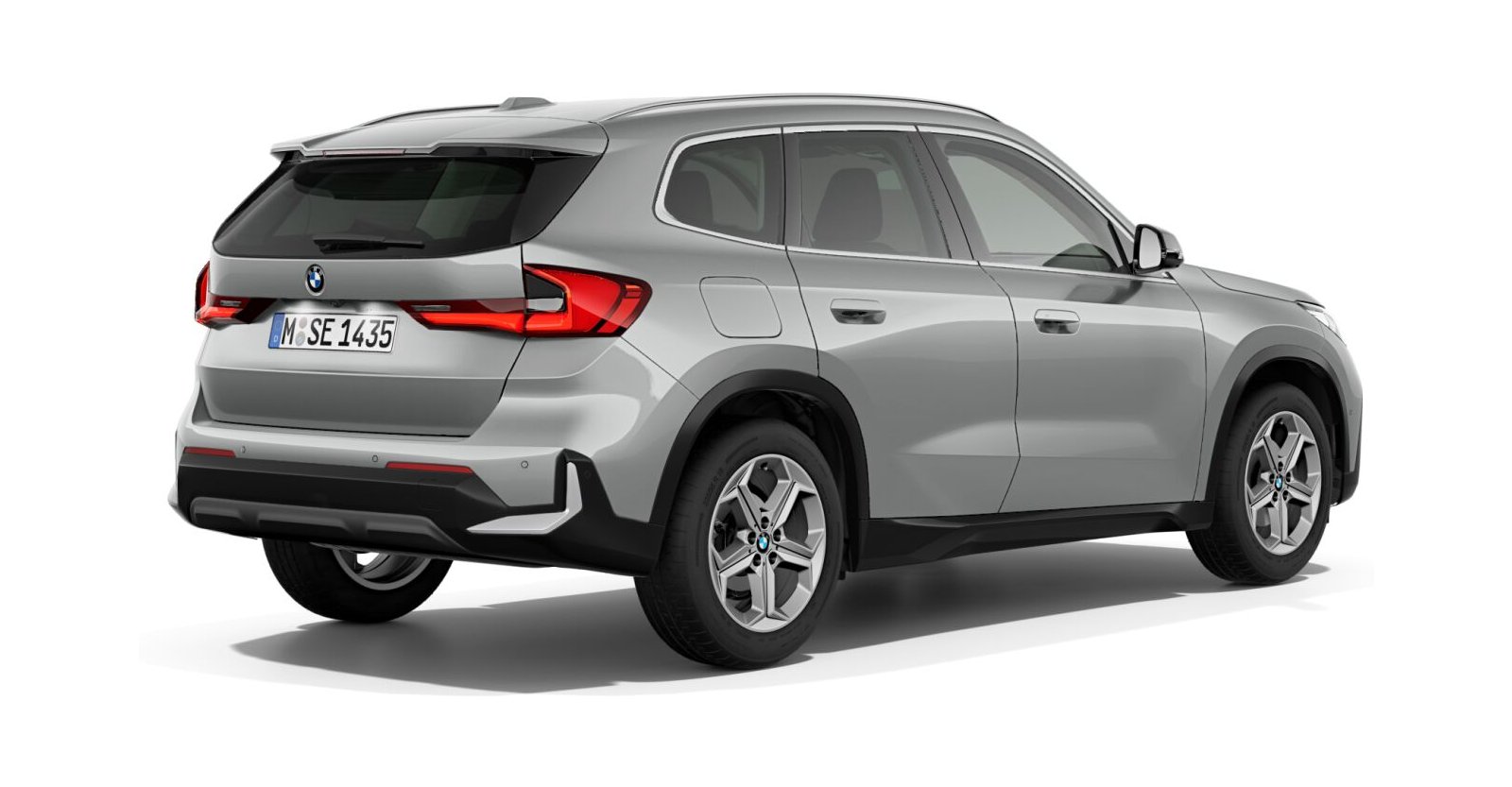 BMW BMW X in Grau von hinten BMW BMW X in Grau von hinten