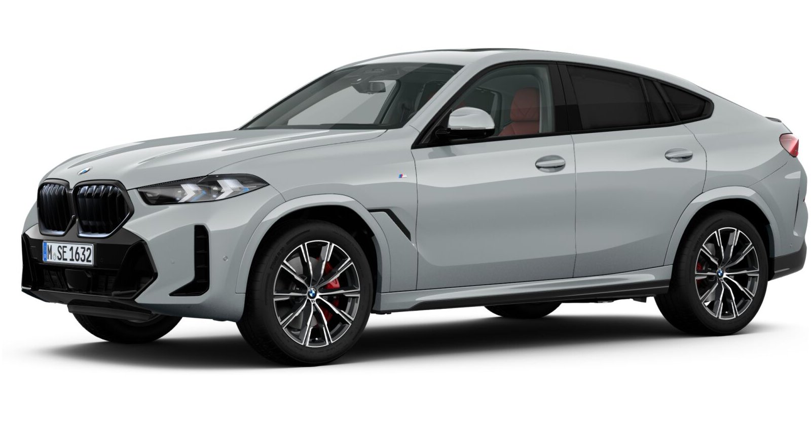 BMW X6 xDrive40i M Sport in Grau von vorne