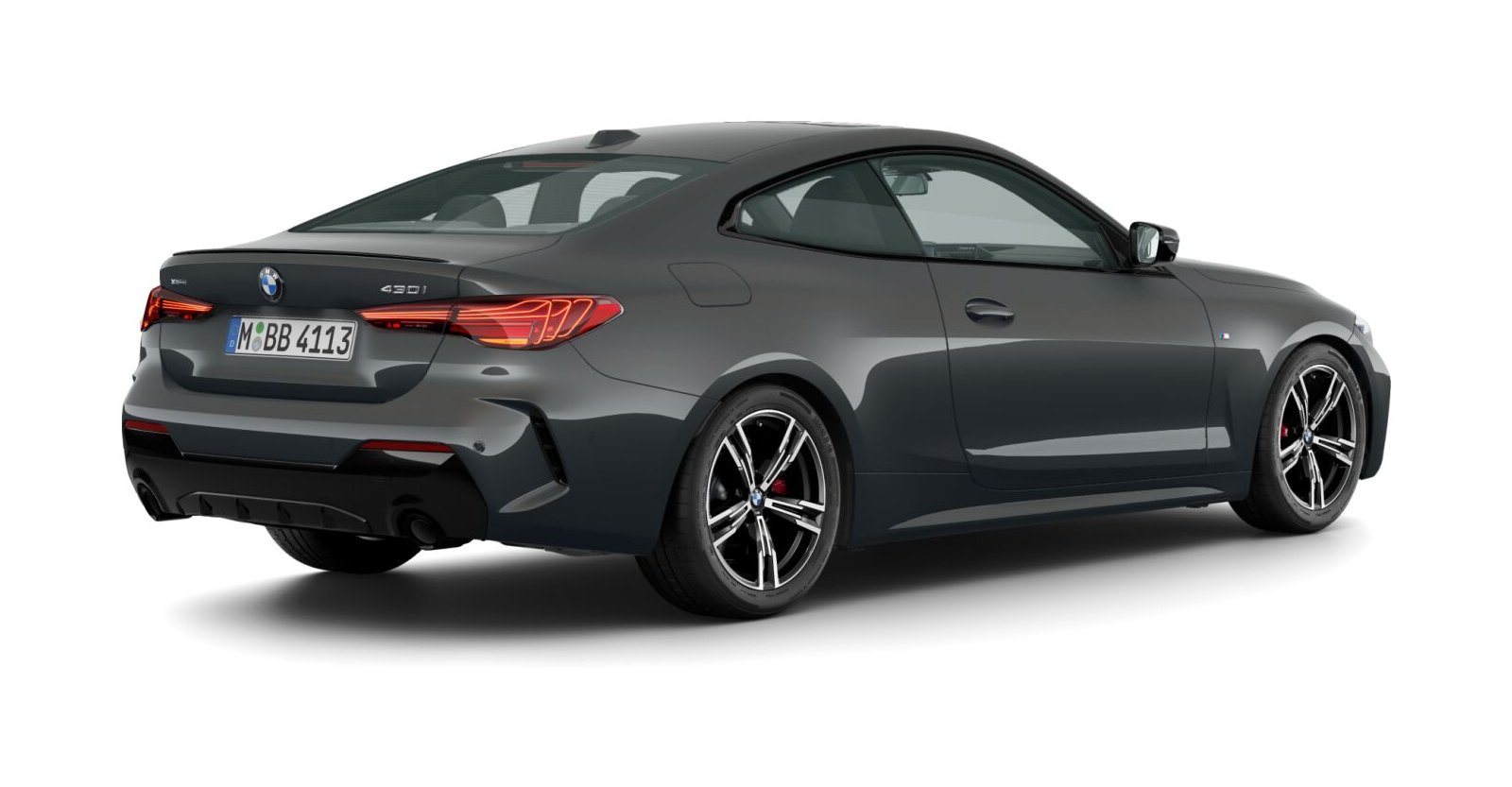 BMW BMW 4er in Grau von hinten BMW BMW 4er in Grau von hinten
