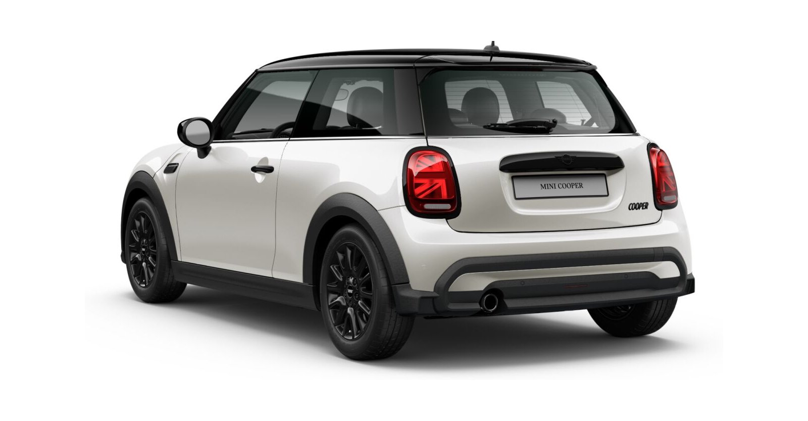MINI MINI 3-Türer in Weiß von hinten MINI MINI 3-Türer in Weiß von hinten