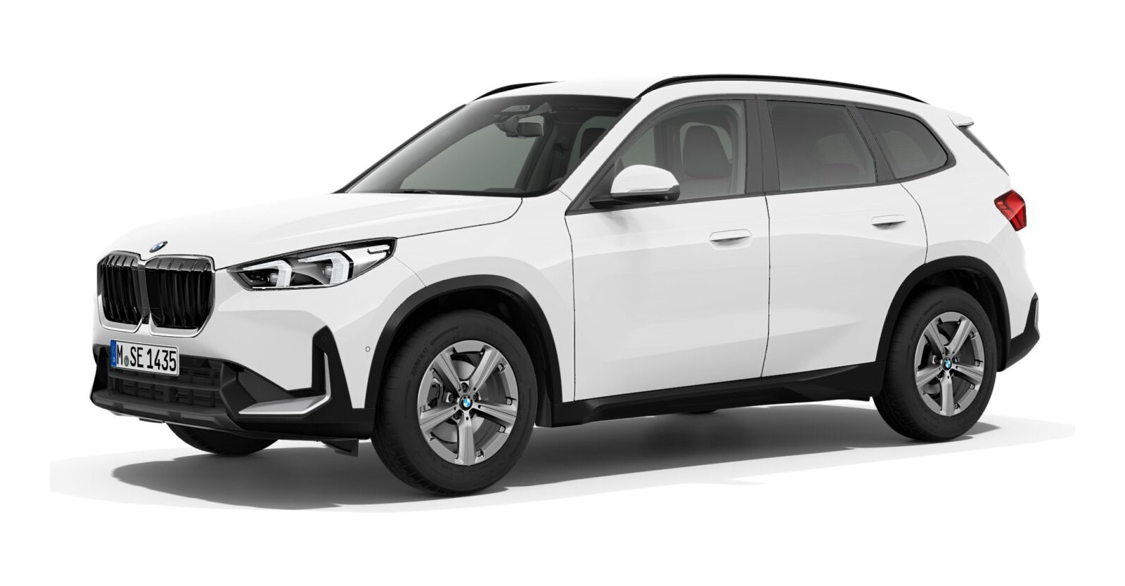 BMW X1 sDrive18d in Weiß von vorne