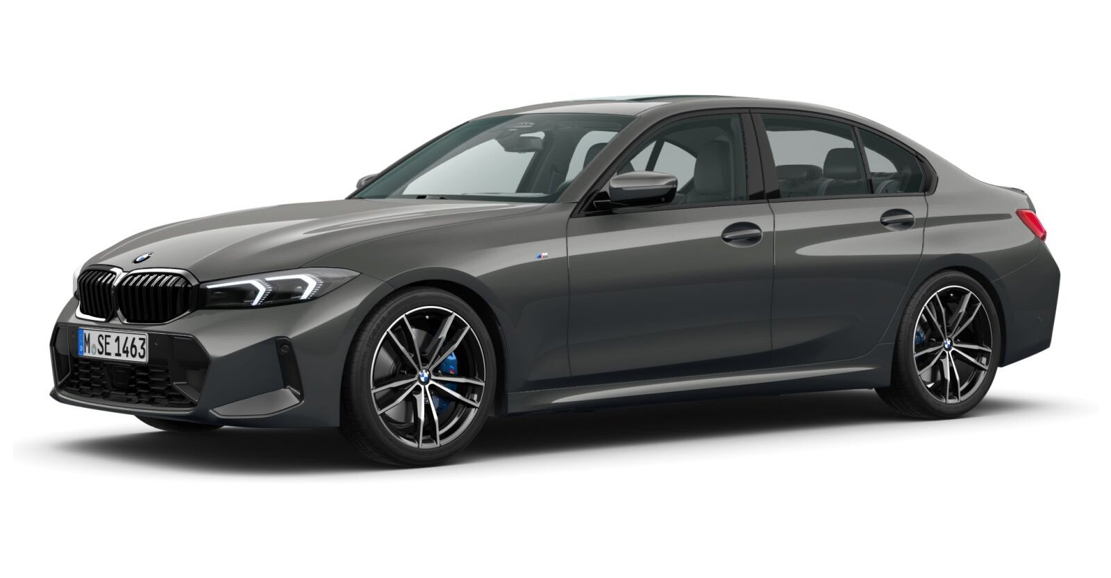 BMW BMW 3er in Grau von vorne BMW BMW 3er in Grau von vorne