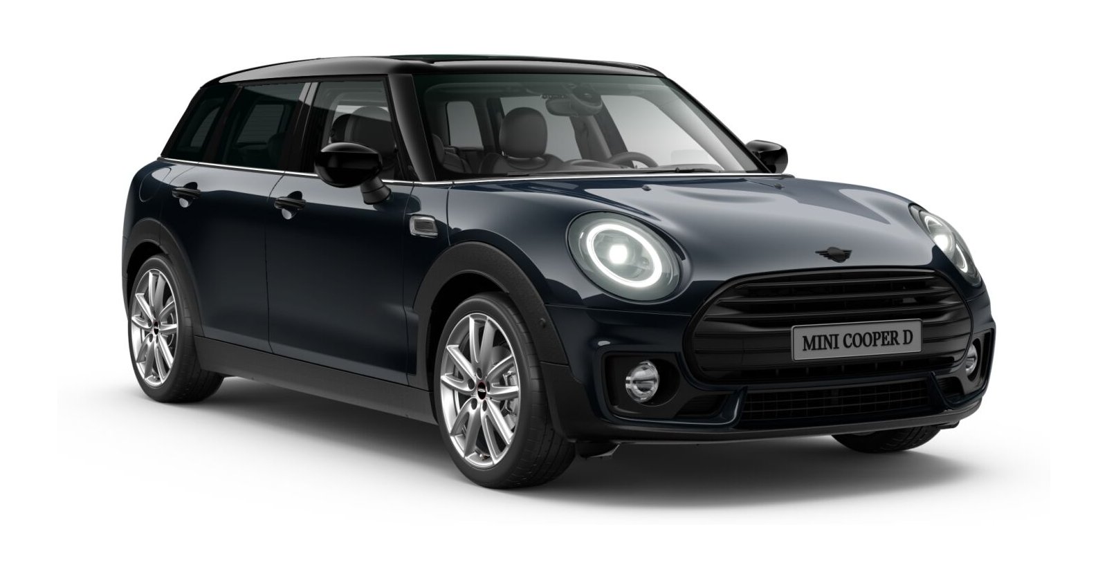 MINI MINI Clubman in Schwarz von vorne MINI MINI Clubman in Schwarz von vorne