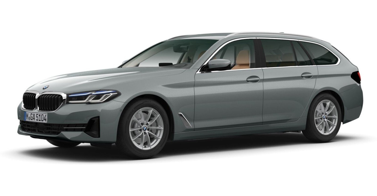 BMW BMW 5er in Grau von vorne BMW BMW 5er in Grau von vorne