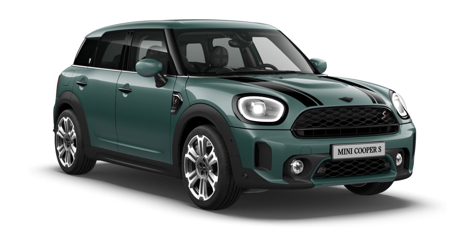 MINI Cooper S Countryman in Grün von vorne MINI Cooper S Countryman in Grün von vorne
