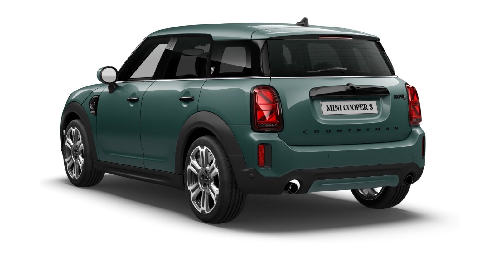 MINI MINI Countryman in Grün von hinten