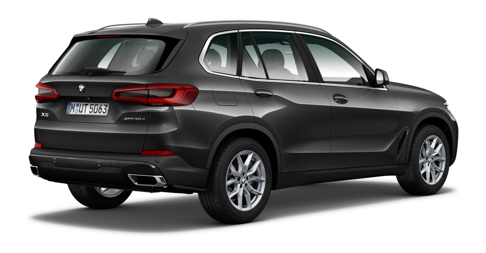 BMW BMW X in Grau von hinten BMW BMW X in Grau von hinten