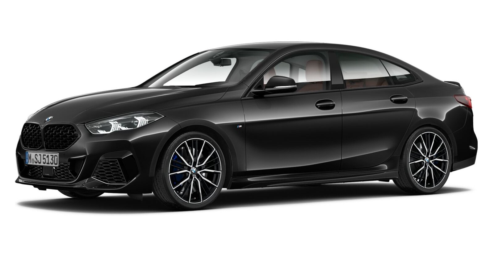 BMW BMW 2er in Schwarz von vorne BMW BMW 2er in Schwarz von vorne