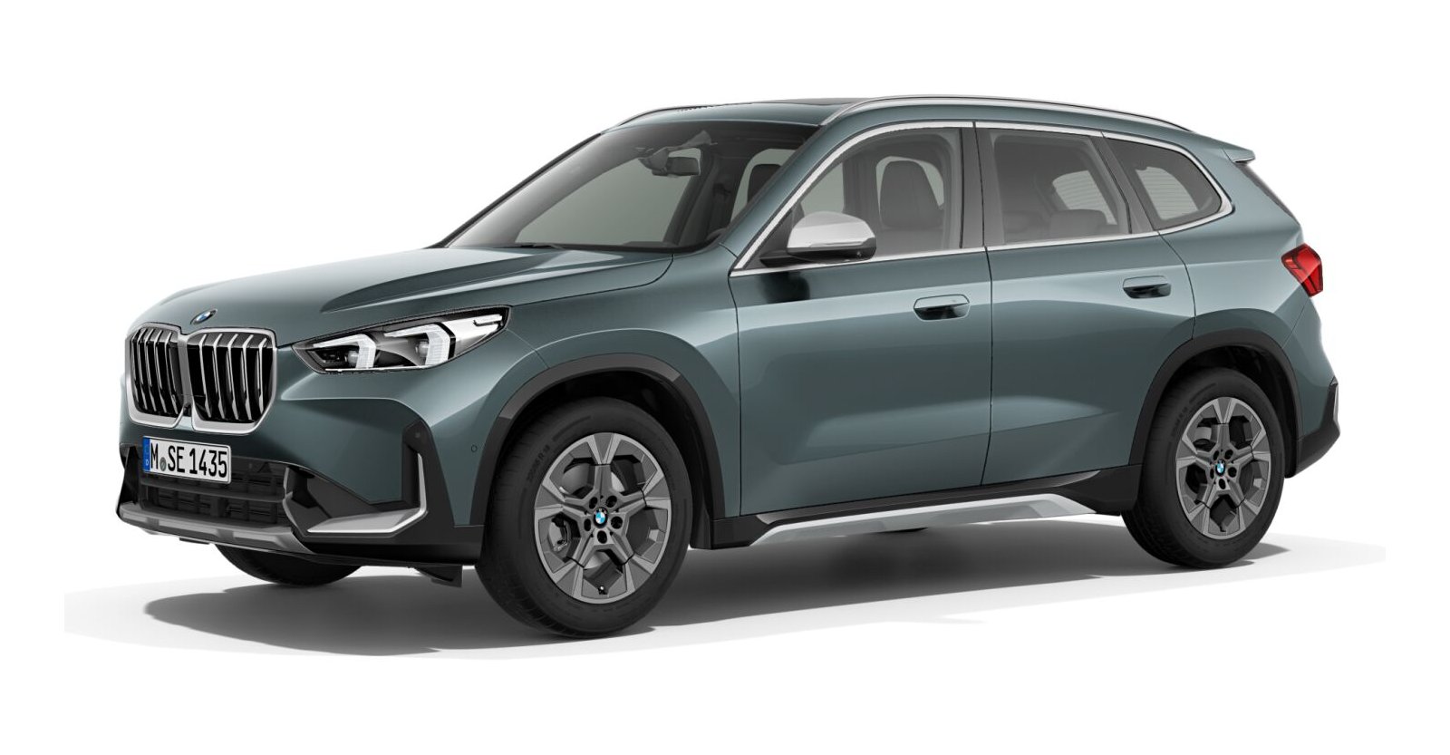 BMW X1 sDrive20i in Grün von vorne BMW X1 sDrive20i in Grün von vorne