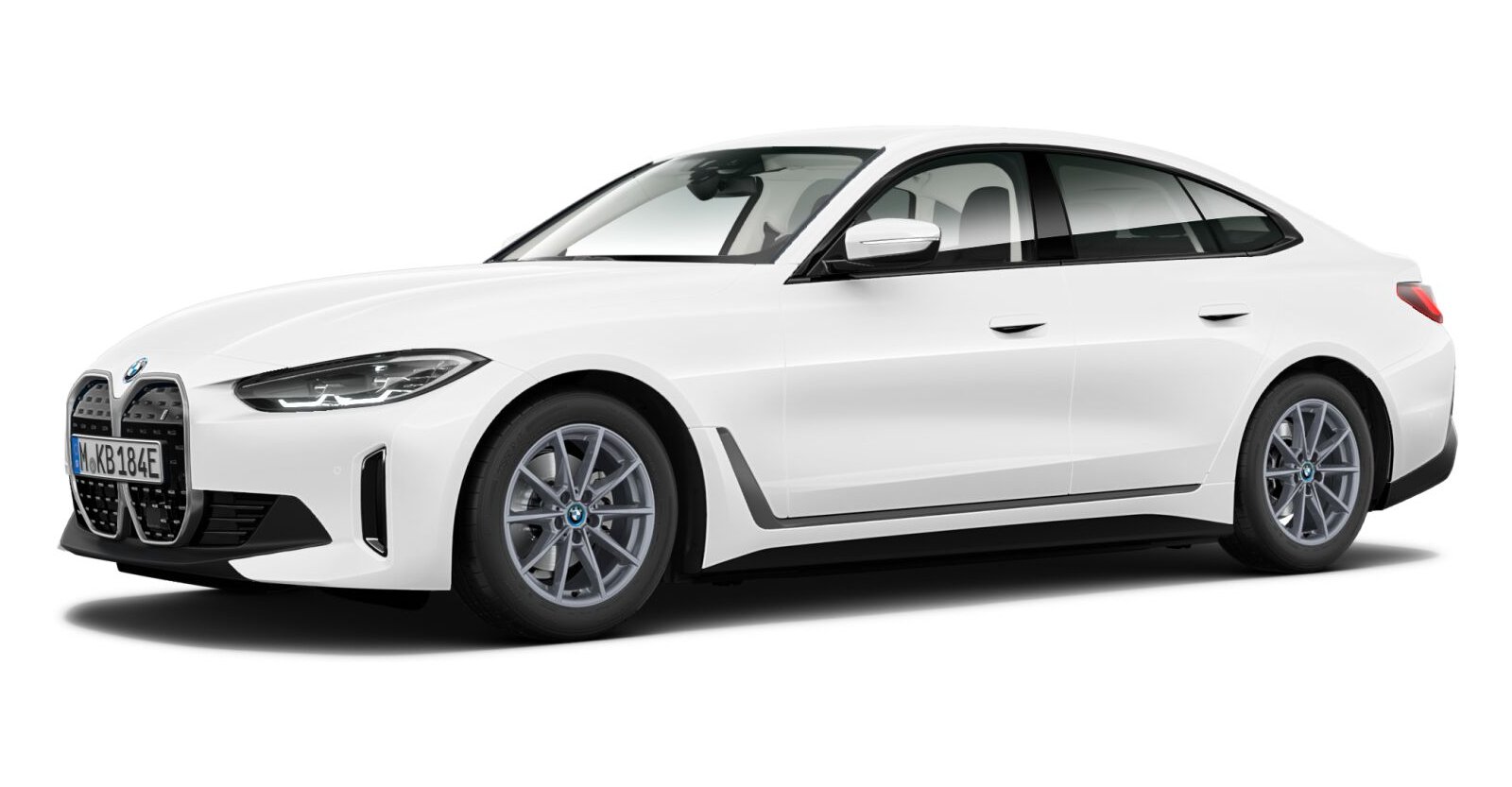 BMW BMW I in Weiß von vorne BMW BMW I in Weiß von vorne