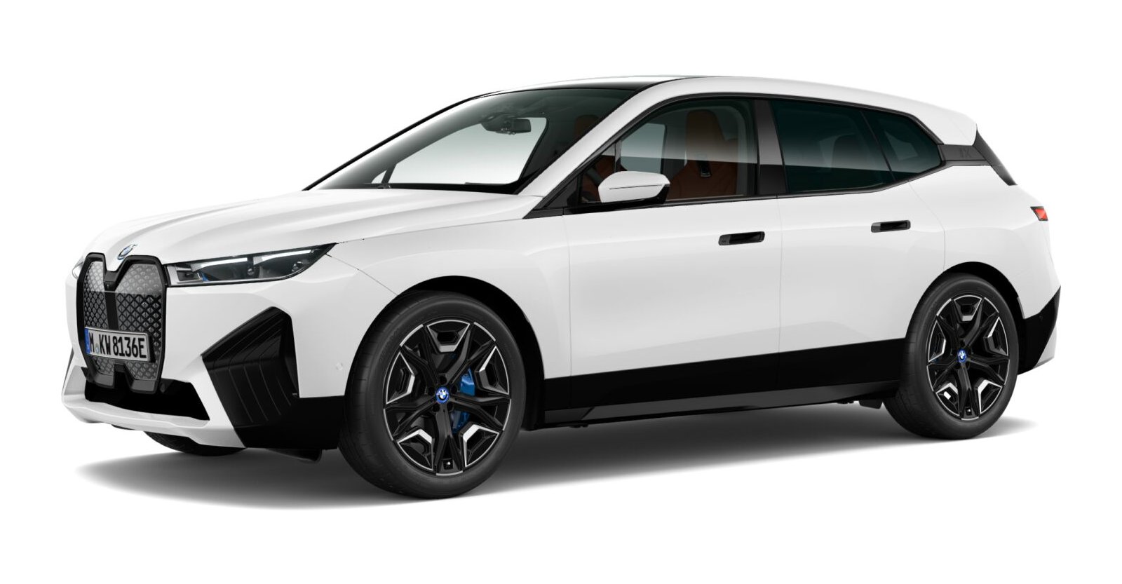 BMW BMW I in Weiß von vorne BMW BMW I in Weiß von vorne