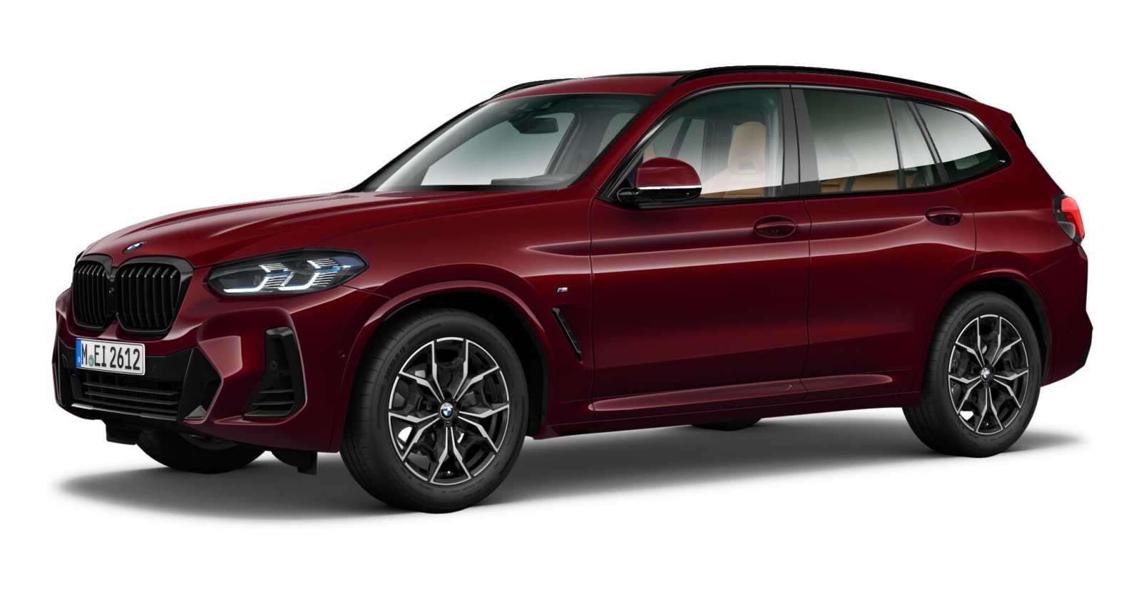 BMW BMW X in Rot von vorne BMW BMW X in Rot von vorne