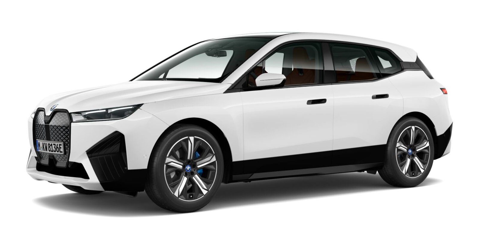 BMW BMW I in Weiß von vorne BMW BMW I in Weiß von vorne