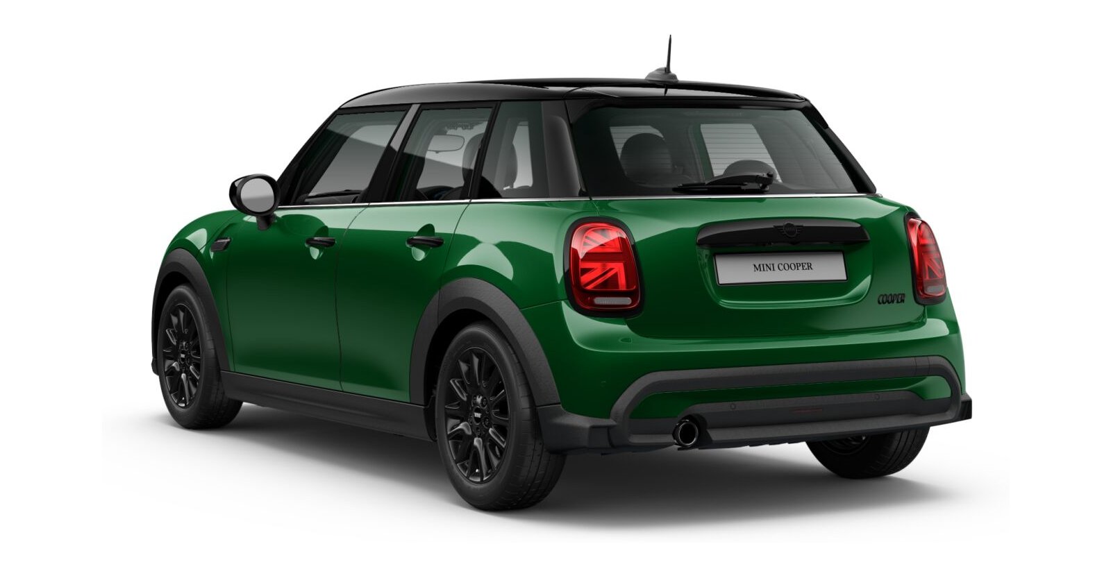 MINI MINI 5-Türer in Grün von hinten