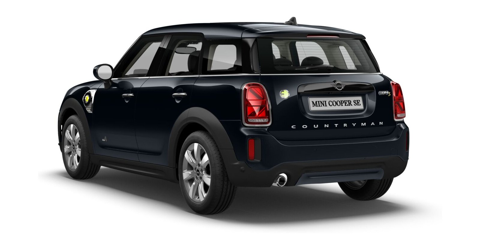 MINI MINI Countryman in Schwarz von hinten