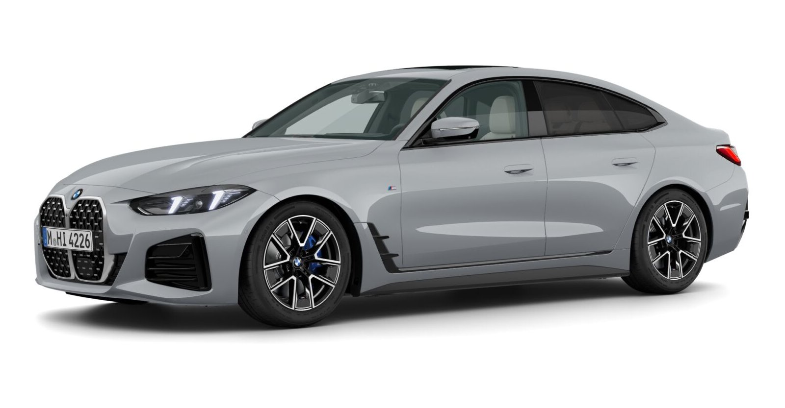 BMW BMW 4er in Grau von vorne BMW BMW 4er in Grau von vorne
