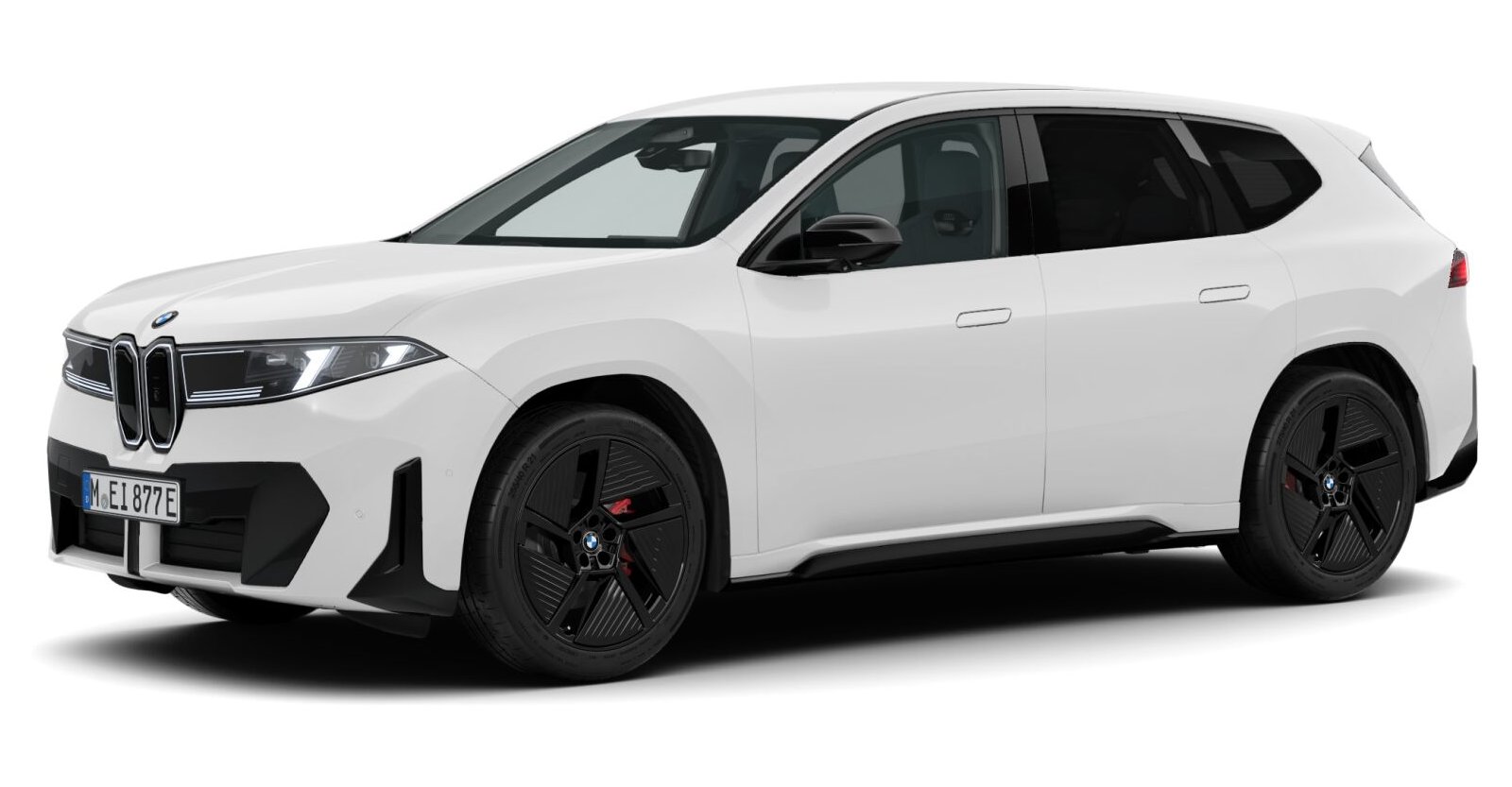 BMW iX3 40 in Weiß von vorne
